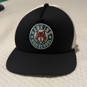 NIKE - Black and White Hawkins High School SnapBack Hat